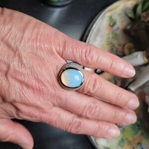 Moonstone Sterling Silver Ring